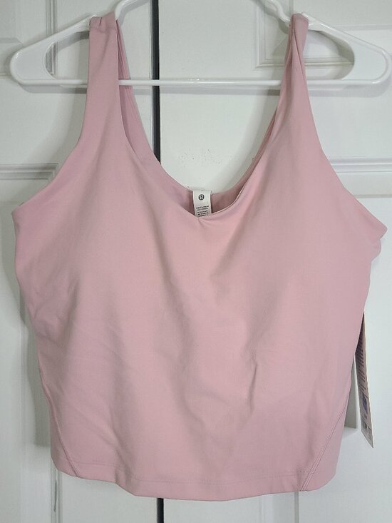 lululemon athletica Tops - Lululemon Align Tank Top With Pads NWT Pink Haze - Size 16